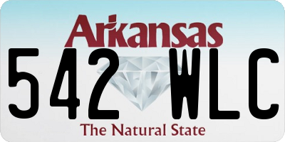 AR license plate 542WLC