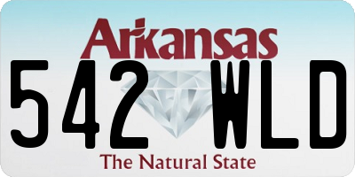AR license plate 542WLD