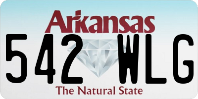 AR license plate 542WLG