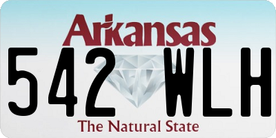 AR license plate 542WLH
