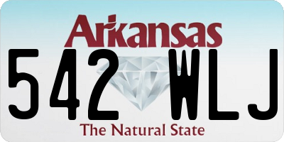AR license plate 542WLJ