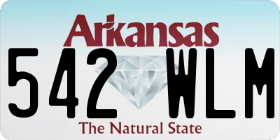 AR license plate 542WLM