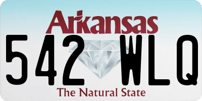 AR license plate 542WLQ