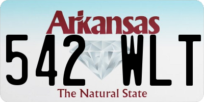 AR license plate 542WLT