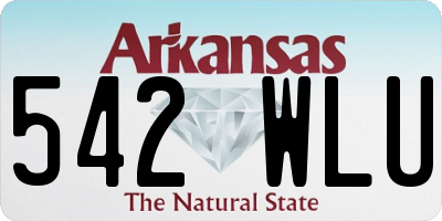 AR license plate 542WLU