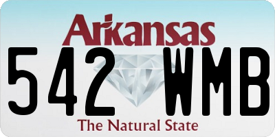 AR license plate 542WMB