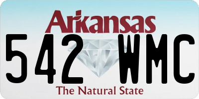 AR license plate 542WMC