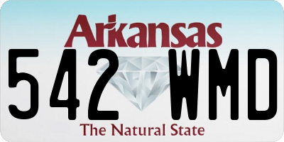 AR license plate 542WMD