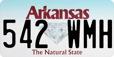 AR license plate 542WMH