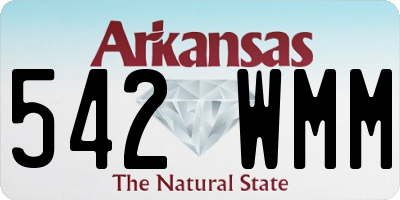 AR license plate 542WMM