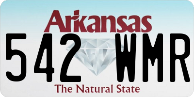 AR license plate 542WMR