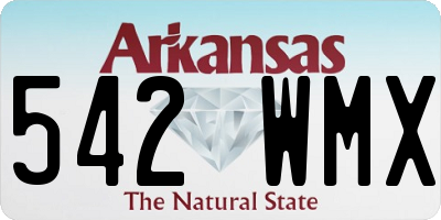 AR license plate 542WMX