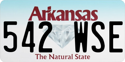 AR license plate 542WSE