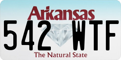 AR license plate 542WTF