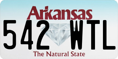 AR license plate 542WTL