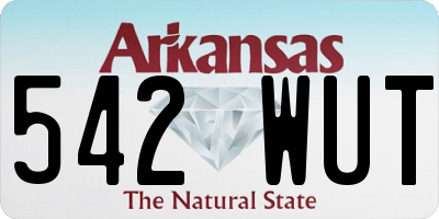 AR license plate 542WUT