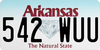 AR license plate 542WUU