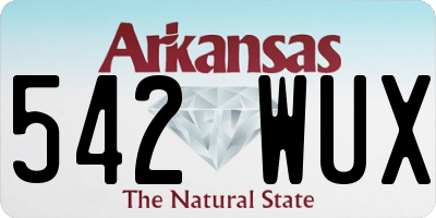 AR license plate 542WUX
