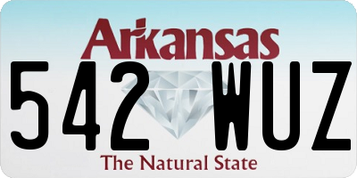 AR license plate 542WUZ