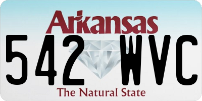 AR license plate 542WVC