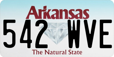AR license plate 542WVE