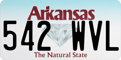 AR license plate 542WVL