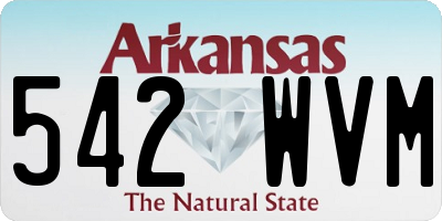 AR license plate 542WVM