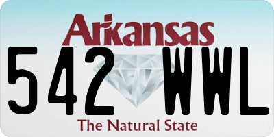 AR license plate 542WWL