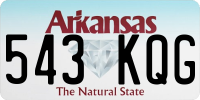AR license plate 543KQG
