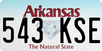AR license plate 543KSE