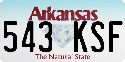 AR license plate 543KSF