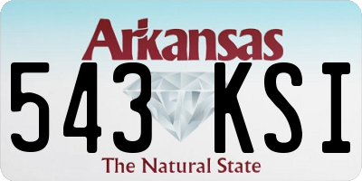AR license plate 543KSI