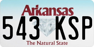 AR license plate 543KSP