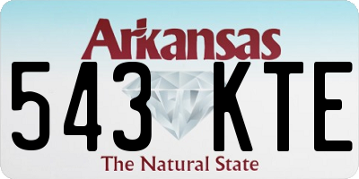 AR license plate 543KTE