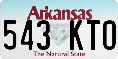 AR license plate 543KTO