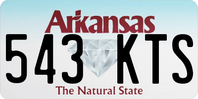 AR license plate 543KTS