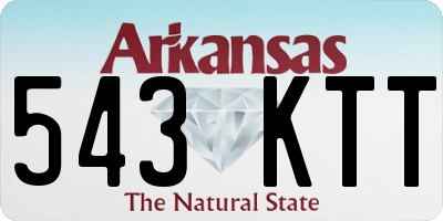 AR license plate 543KTT