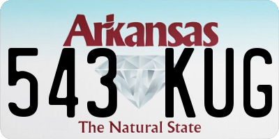 AR license plate 543KUG