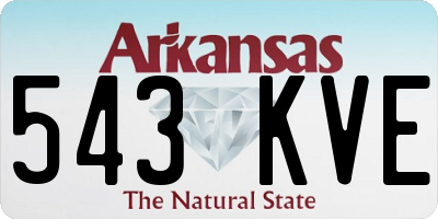 AR license plate 543KVE