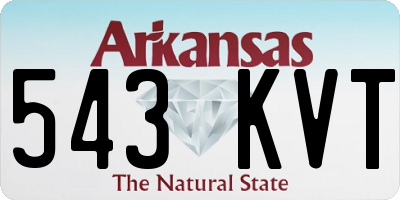 AR license plate 543KVT