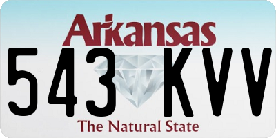 AR license plate 543KVV