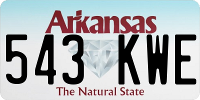 AR license plate 543KWE