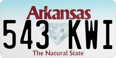 AR license plate 543KWI