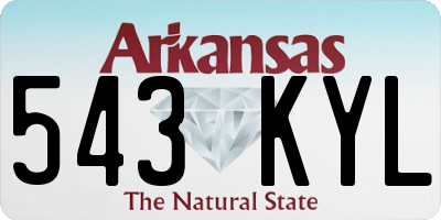 AR license plate 543KYL