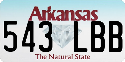 AR license plate 543LBB