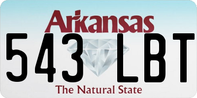 AR license plate 543LBT