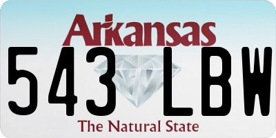 AR license plate 543LBW