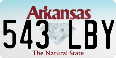 AR license plate 543LBY