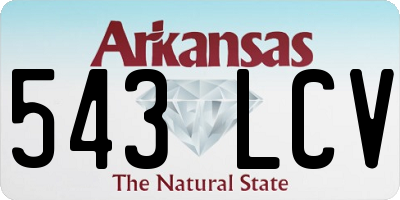 AR license plate 543LCV