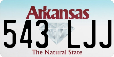 AR license plate 543LJJ